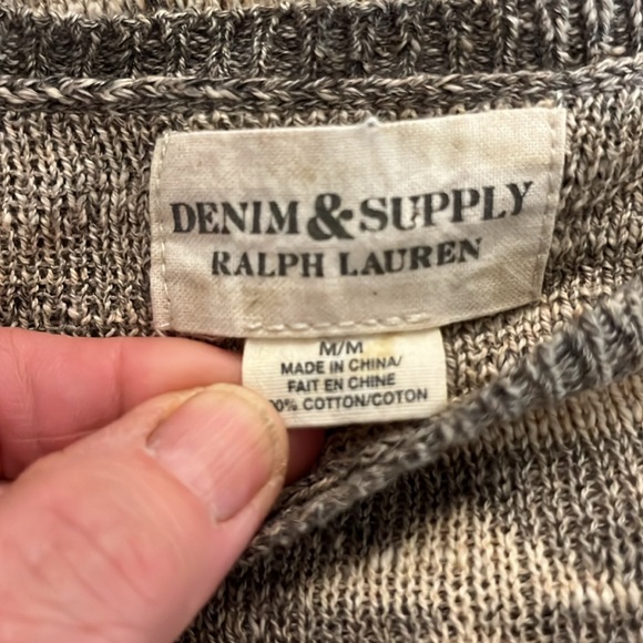 VGUC Denim & Supply Ralph Lauren 100% cotton southwest print long sleeve sweater - Picture 7 of 7